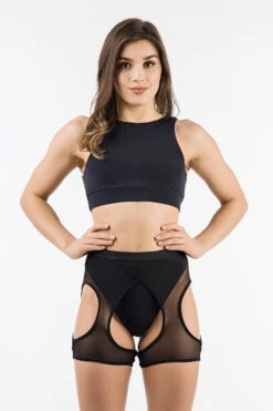 REV ACTIV Spicy Garter Belt - Black 7 REV ACTIV Spicy Garter Belt - Black -Radd Pole Wear Shop eliza revactiv fb malowanieswiatlem 064