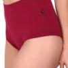 Cleo The Hurricane Essential High Waisted Shorts - Merlot 1 Cleo The Hurricane Essential High Waisted Shorts - Merlot -Radd Pole Wear Shop ess hw mer 1