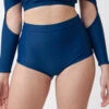 FANNA Basic Shorts - Blue 1 FANNA Basic Shorts - Blue -Radd Pole Wear Shop fanna polewear basic shorts 37858298036449