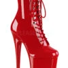 Pleaser USA Flamingo-1020 8inch Pleaser Boots - Patent Red 2 Pleaser USA Flamingo-1020 8inch Pleaser Boots - Patent Red -Radd Pole Wear Shop flamingo 1020 r 1