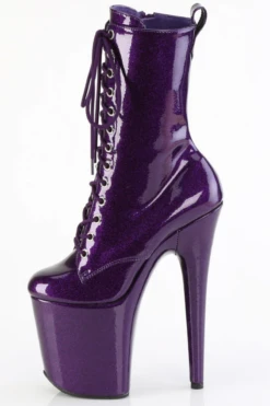 Pleaser USA Flamingo-1040GP 8inch Pleaser Boots - Purple Glitter -Radd Pole Wear Shop flamingo 1040gp ppg m05 09b126e0 ecc0 43ed 933d ed7fac9afc05