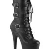 Pleaser USA Flamingo-1053 8inch Pleaser Boots - Matte Black -Radd Pole Wear Shop flamingo 1053 bpu 1de0aae8 2727 40d6 8589 c13d5ff2763c 1