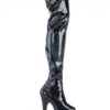 Pleaser USA Flamingo-3000 8inch Thigh High Pleaser Boots - Holographic Black 1 Pleaser USA Flamingo-3000 8inch Thigh High Pleaser Boots - Holographic Black -Radd Pole Wear Shop flamingo 3000hwr bhg m05