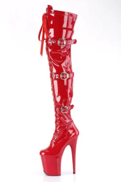 Pleaser USA Flamingo-3028 8inch Thigh High Pleaser Boots - Patent Red -Radd Pole Wear Shop flamingo 3028 r m05 5840b56f 1043 4b33 a9b0 299d72e21f0f