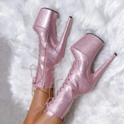 Hella Heels The Glitterati 8inch Boots - Sugarbaby 23 Hella Heels The Glitterati 8inch Boots - Sugarbaby -Radd Pole Wear Shop glitter 23 1