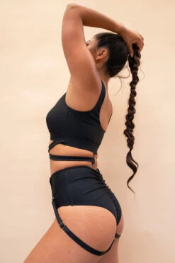 Lunalae Kehlani Top - Recycled Black 8 Lunalae Kehlani Top - Recycled Black -Radd Pole Wear Shop kehlani6 1