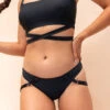 Lunalae Kehlani Low Waist Bottoms - Recycled Black 1 Lunalae Kehlani Low Waist Bottoms - Recycled Black -Radd Pole Wear Shop kl3