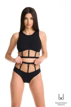 Bandurska Margorie Top - Black 7 Bandurska Margorie Top - Black -Radd Pole Wear Shop margorie premium set