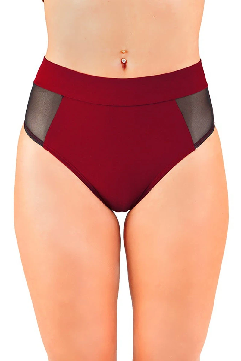 Dragonfly Molly Shorts - Burgundy Mesh 6 Dragonfly Molly Shorts - Burgundy Mesh - Image 4