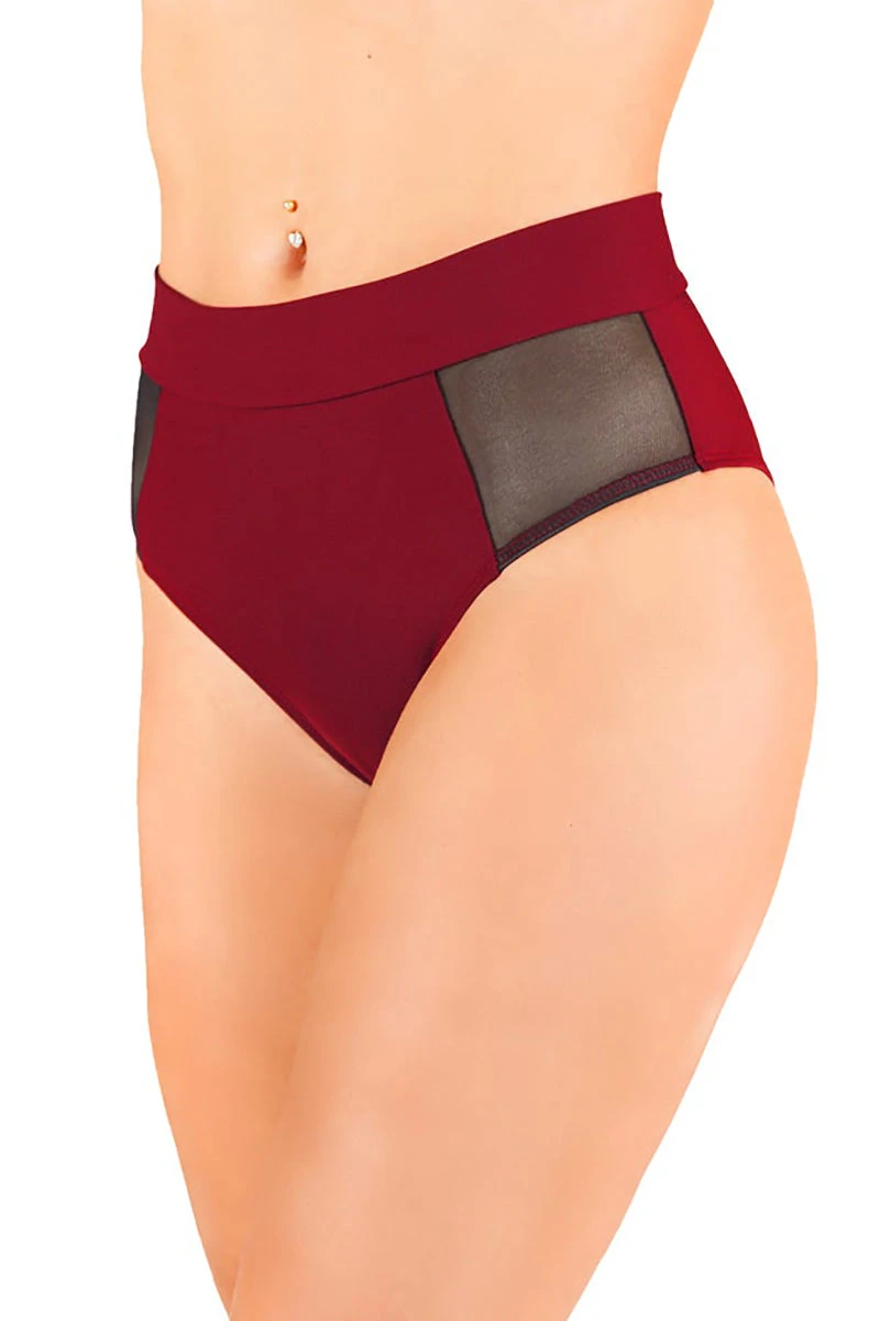 Dragonfly Molly Shorts - Burgundy Mesh 4 Dragonfly Molly Shorts - Burgundy Mesh - Image 2