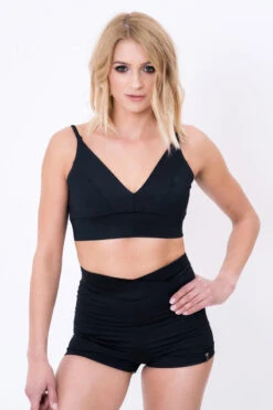 Pole Addict Kopia Basic High Waisted Shorts - Black 9 Pole Addict Kopia Basic High Waisted Shorts - Black -Radd Pole Wear Shop pole 005 1