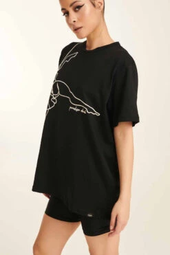 Paradise Chick Supreme Poledancer T-shirt - Black -Radd Pole Wear Shop pole dancer t shirt3