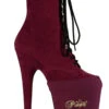 Pleaser USA Shoe Protectors - Burgundy Lycra 1 Pleaser USA Shoe Protectors - Burgundy Lycra -Radd Pole Wear Shop psp bylyr