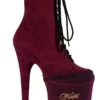 Pleaser USA Shoe Protectors - Burgundy Velvet 2 Pleaser USA Shoe Protectors - Burgundy Velvet -Radd Pole Wear Shop psp byvel