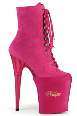 Pleaser USA Shoe Protectors - Hot Pink Lycra