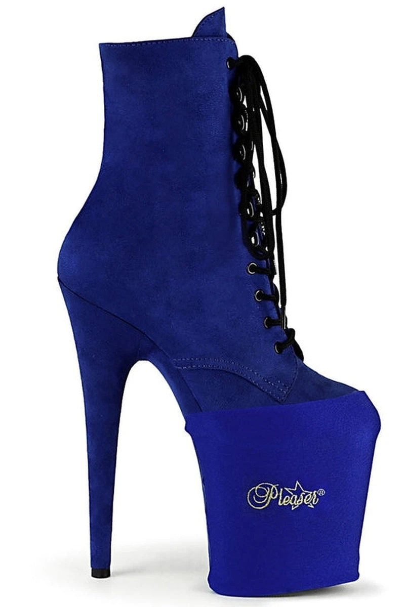 Pleaser USA Shoe Protectors - Royal Blue Lycra 3 Pleaser USA Shoe Protectors - Royal Blue Lycra