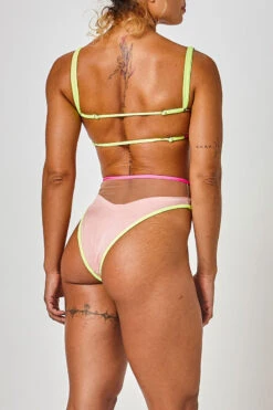 Rolling Vento Neon Reversible Top - Blue/Rosé -Radd Pole Wear Shop qRollingBrand Lookbook 06 05 21 271087