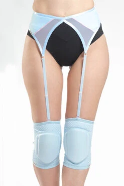 Queen Garter Belt - Sweet Blue 12 Queen Garter Belt - Sweet Blue -Radd Pole Wear Shop queen 3e