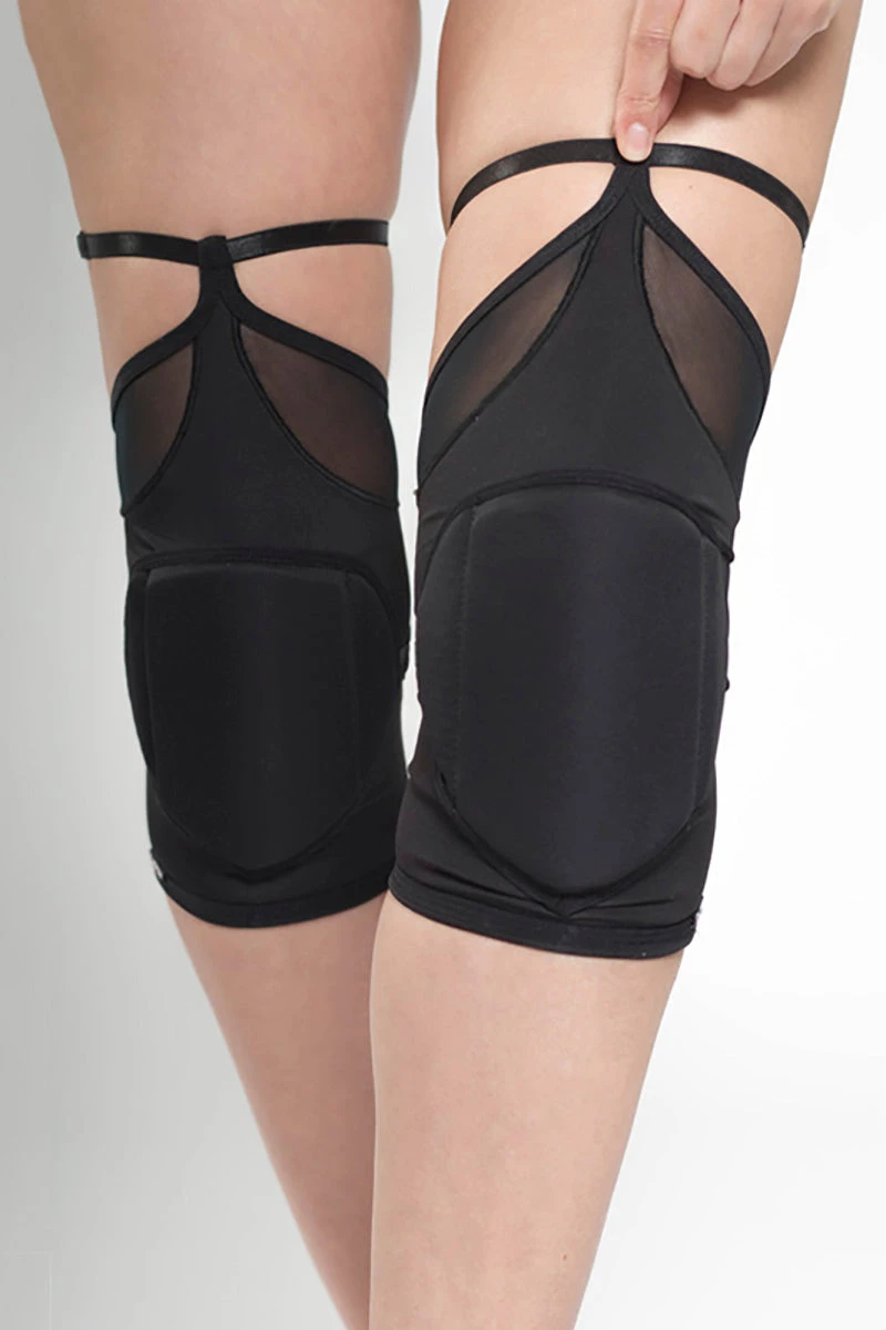 Queen Kneepads - Black Fire 3 Queen Kneepads - Black Fire