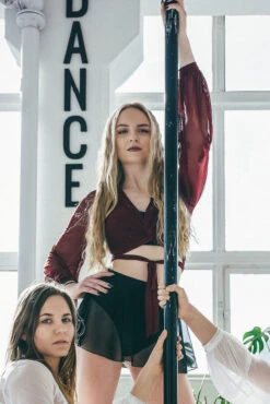 REV ACTIV Mesh Wrap Blouse - Wine 11 REV ACTIV Mesh Wrap Blouse - Wine -Radd Pole Wear Shop rev1 8b4e43f5 1a11 4a92 896b 62bce6cc7529 1