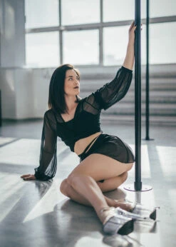 REV ACTIV Mesh Wrap Blouse - Black 17 REV ACTIV Mesh Wrap Blouse - Black -Radd Pole Wear Shop revactiv dancetemple all malowanieswiatlem 022