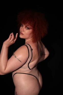 Rolling Vertigo Bodysuit - Beige/Black 10 Rolling Vertigo Bodysuit - Beige/Black -Radd Pole Wear Shop rollings0208