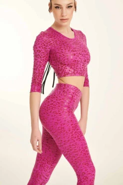 Paradise Chick Superhero Series Sticky High Waist Leggings - Ruby Leopard -Radd Pole Wear Shop ruby original sticky set2 9b4ffcbe 03ca 4b7f bccc 84869c4b2592 1