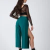 REV ACTIV Sensual Flow Pants (with Leg Slit) - Malachite 2 REV ACTIV Sensual Flow Pants (with Leg Slit) - Malachite -Radd Pole Wear Shop sensual malachite pants with slits 1