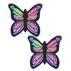 Pastease Butterfly Nipple Pasties - Glitter Pastel Rainbow 2 Pastease Butterfly Nipple Pasties - Glitter Pastel Rainbow -Radd Pole Wear Shop slice24