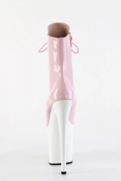 Pleaser USA Flamingo-1020 8inch Pleaser Boots - Patent Baby Pink/White -Radd Pole Wear Shop slice4 ff7a181a 8096 457e 9e4b cb5e50d218dc