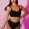 Pole Addict Bliss Top - Black 1 Pole Addict Bliss Top - Black -Radd Pole Wear Shop top bliss b 2 1