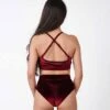 REV ACTIV High Waist Shorts - Wine Velvet 2 REV ACTIV High Waist Shorts - Wine Velvet -Radd Pole Wear Shop velvet wine set gap top 3 786d4aba e412 432d 9700 da7777574454