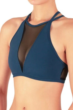 Dragonfly Victoria Sports Bra - Petrol Mesh 9 Dragonfly Victoria Sports Bra - Petrol Mesh -Radd Pole Wear Shop vmp2