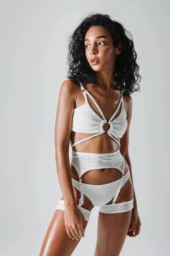 Flole Oriana Shorts And Garter Belt - White 9 Flole Oriana Shorts And Garter Belt - White -Radd Pole Wear Shop white polewear orianaset 5 1176x1800 7094e4e0 05e9 4c14 87b8 1d97a53c2234